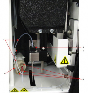 Replace sample probe tube