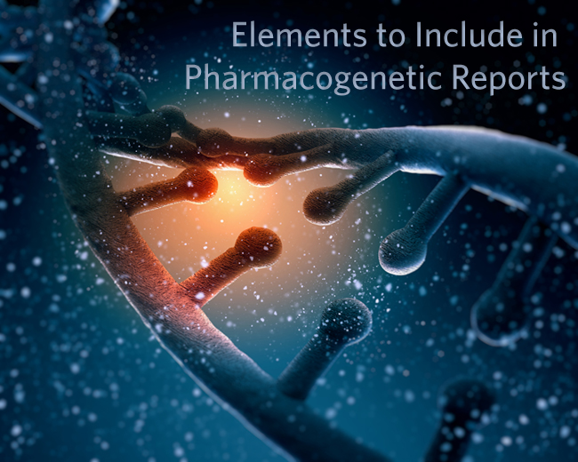 Elements to include in pharmacogenetic reports - Luminex