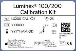 Luminex® 100/200™ Calibration Kit New Label Format Example