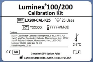 Luminex® 100/200™ Calibration Kit Old Label Format Example