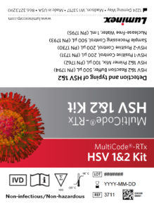 MultiCode® HSV 1&2 Old Label Format Example