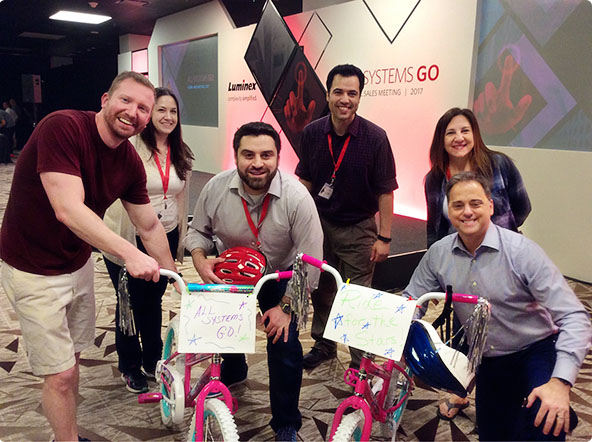 Luminex Employees Build, Donate Bikes to Local Children in Need