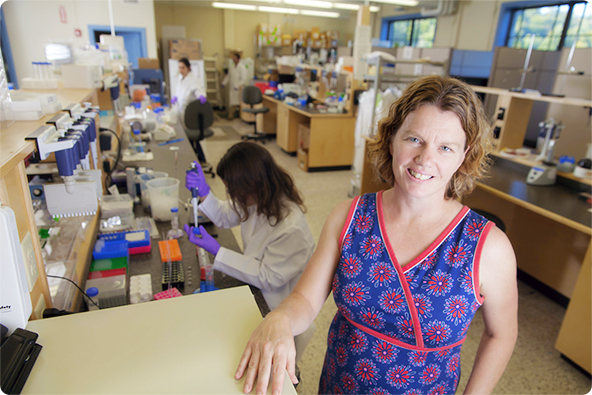 Laurie Stephen, President of Ampersand Biosciences